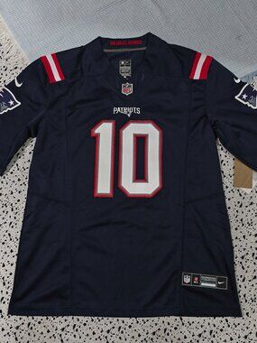 New England Patriots (NFL) #10 Black Jersey